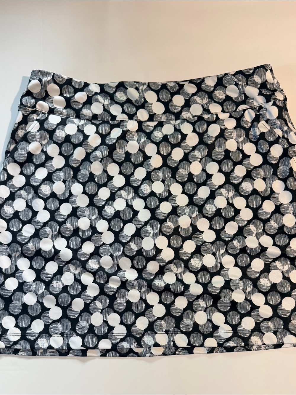Coral Bay Black and White Polka Dot Golf/Pickle ball/ Tennis Skort